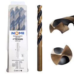Wiertło do metalu 5 szt. 12mm Nomi hrc pro do stali tworzyw aluminium drewna