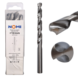 Wiertło do metalu 12mm 5 szt. Nomi hrc vector do stali tworzyw drewna żeliwa