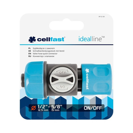 Szybkozłącze z Zaworem 1/2'' IDEAL Cellfast 52-330