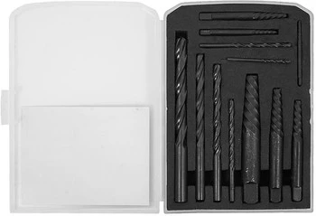 Wykrętaki i wiertła do zerwanych śrub EVA 6+6szt Verke V86485