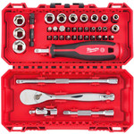 Zestaw grzechotka, nasadki 1/4" i bity udarowe Milwaukee 4932498381