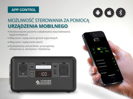 Przenośna stacja zasilania LifePO4 KS 300PS  KONNER & SOHNEN