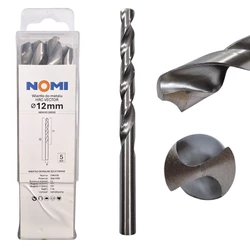 Wiertło do metalu 12mm 5 szt. Nomi hrc vector do stali tworzyw drewna żeliwa 
