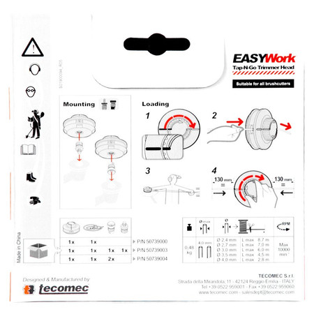 Głowica Z System Nawijania Żyłki M10x1,25 Easywork Alko 113642