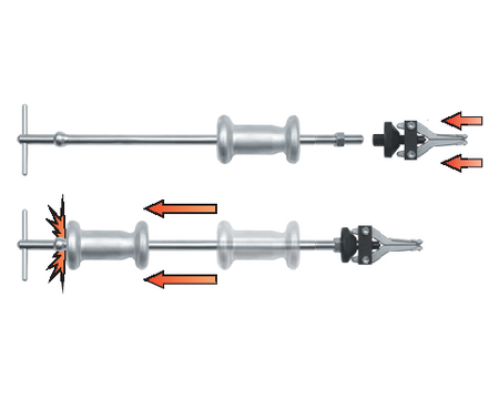 Ściągacz bezwładnościowy 16-części Yato YT25391