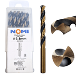 Wiertło do metalu 10 szt. 6,1mm Nomi hrc pro do stali tworzyw aluminium drewna