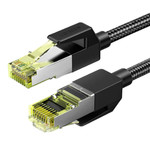 UGREEN NW150 Kabel sieciowy w oplocie, Ethernet RJ45, Cat.7, F/FTP, 5m (czarny)