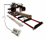 Automatyczny trak taśmowy elektryczny OPTIMAT Timberland TMC 790-Automatic z osłoną taśmy i elektrycznym sterowaniem góra/dół i przód/tył