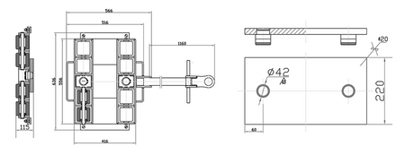 Platforma transportowa 12000kg Viber-System PT12