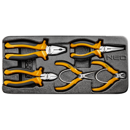 Szafka narzędziowa z narzędziami 129 el NEO Tools 84-222+G