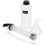 Strzykawka do oleju 0,3L z butelką 1L i lejkiem Krysiak ODSYS1L