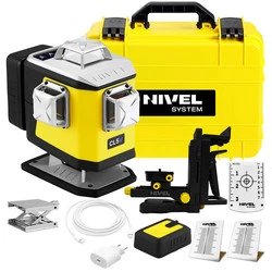 Laser krzyżowy (fioletowy) 4x360 Nivel System CL5V