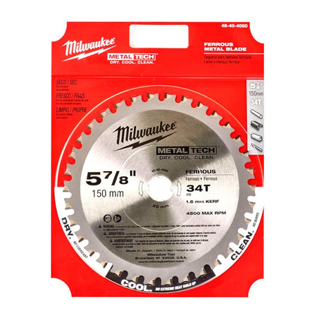 Tarcza tnąca do metalu 150x20 mm 34T Milwaukee 48404080