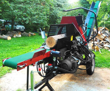 Piło-łuparka elektryczna 12 ton OPTIMAT Titanium CLS 12