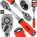 Grzechotka 3/8" 72T CRV pokrętło Verke V39159