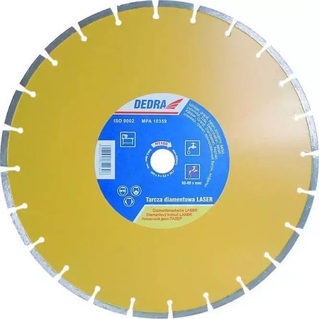 TARCZA DIAMENTOWA LASER 500x25,4mm DO BETONU, GRANITU DEDRA H1161-50