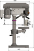 Wiertarka stołowa OPTIdrill D23PRO Optimum 3003020 + zestaw bitów i wierteł