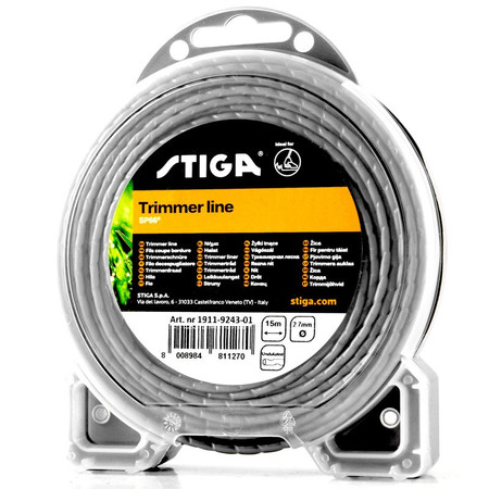 ŻYŁKA TNĄCA DO KOSY 2.7mm 15m STIGA 1911-9243-01