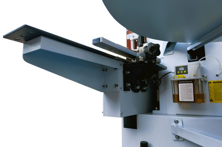 Okleiniarka krawędziowa ze wstępnym frezowaniem OPTIMAT LOGICA 6, cyklina promieniowa, cyklina płaska (klejowa), system natryskowy, polerka, PUR/EVA