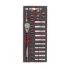 ZESTAW NASADEK I AKCESORIÓW 1/2'' 28szt MILWAUKEE 4932479826