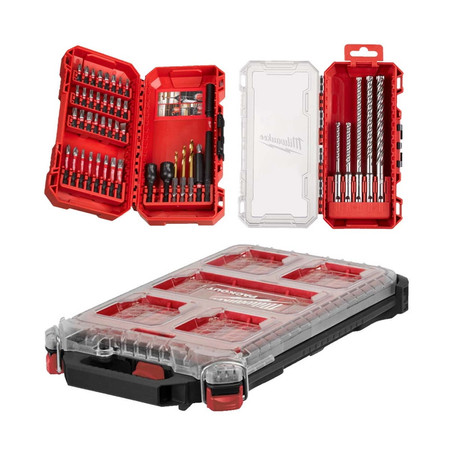 Zestaw bitów i wierteł udarowych Packout 45szt Milwaukee 4932499761