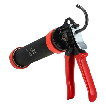 Wyciskacz pistolet do mas silikonu kleju Black Bull 300ml SCHMITH