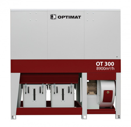 Odciąg do trocin OPTIMAT OT 8900 m3h seria 300 z falownikiem