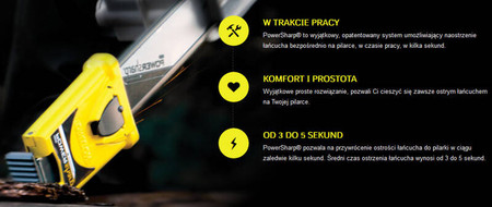 Prowadnica 30cm(12'') 3/8'' 1,3mm Powersharp + Ostrzałka Oregon 542308