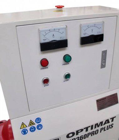 Przemysłowa Peleciarka Granulator Paszy Peletu Optimat PP360PRO PLUS z Obudową 350kg/h - Ø229 mm, peleciarki