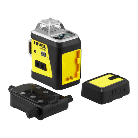 Laser krzyżowy (zielony) 3x360 Nivel System CLx3G + statyw zestaw