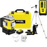 Laser krzyżowy (zielony) 3x360 Nivel System CLx3G + czujnik statyw zestaw