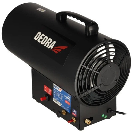 Nagrzewnica gazowa 12-30kW, Czarna Dedra DED9946