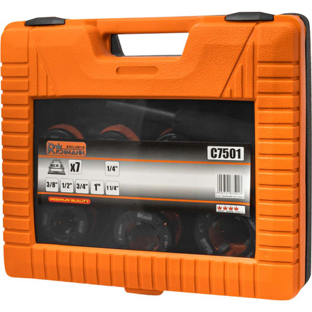 Gwintownica do rur 1/4"-1 1/4" 7 elementów Richmann C7501