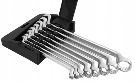Klucze Oczkowe Gięte 8szt 6-22mm Verke V35382
