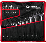 Klucze płasko-oczkowe 8-32mm 17szt Schmith QTKPO-02