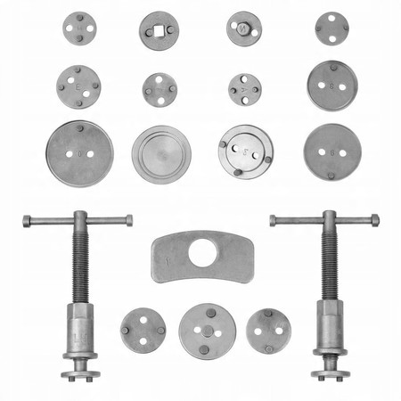 Prasa do wciskania tłoczków hamulcowych zestaw 18szt Verke V86202
