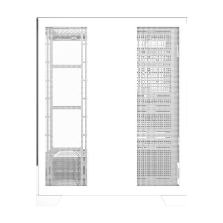 Obudowa komputerowa Darkflash DY451L PRO (biała) + 1 wentylator