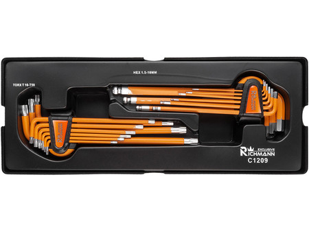 Wkład Do Szafki Imbusy 1.5-10mm + TORX T10-T50 Richmann C1209