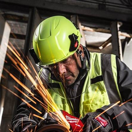 HEŁM KASK OCHRONNY CZERWONY WENTYLOWANY BOLT200 MILWAUKEE  