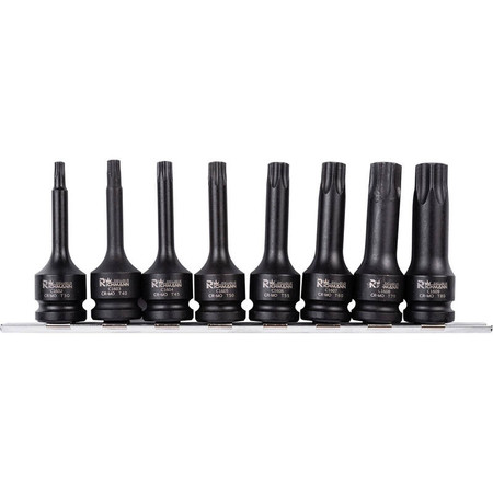 Nasadki Udarowe Torx 1/2'' T30-T80 78mm Richmann C6950