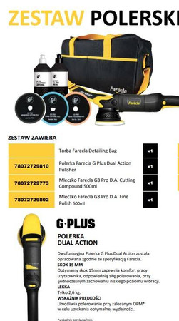 Zestaw Polerski Farecla G3 Pro Norton 78072741472