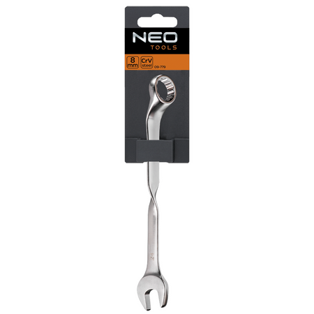 KLUCZ PŁASKO-OCZKOWY SKRĘCONY 30mm NEO 09-789