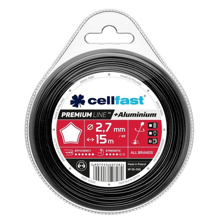 Żyłka Tnąca Gwiazdka 2,7mm 15m Cellfast 35-055