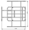 Rama rurowa Zipper EWB150-100LTR do taczki ZI-EWB150-100L