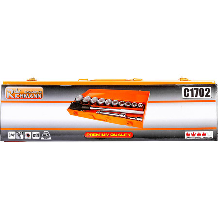 Klucze 3/4" 6-kąt 22-50mm 14 elementów Richmann C1702