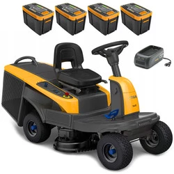 Kosiarka traktorek akumulatorowy Swift 372E STIGA Zestaw 4xAkumulator i Ładowarka