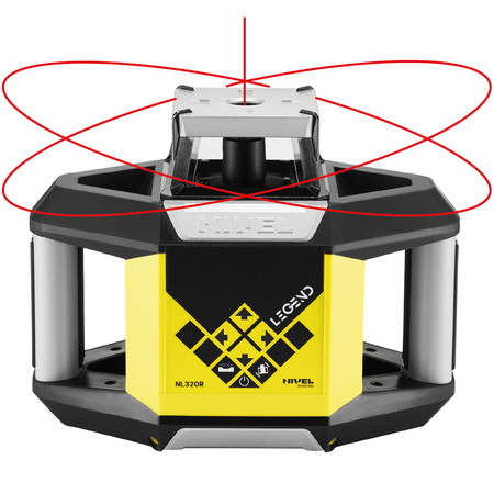 Niwelator laserowy (czerwony) Nivel System NL320R Digital + zestaw