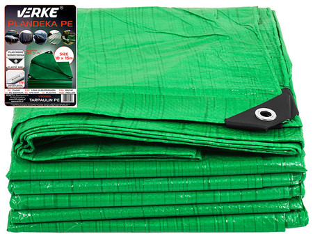 Plandeka Verke 10x15m PE 60g/m2