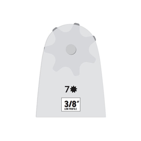 Prowadnica 30cm(12'') 3/8'' 1,3mm Oregon 120SDEA074