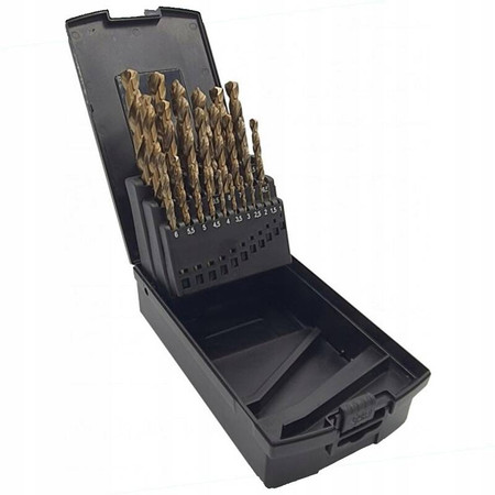 Komplet Wierteł Kobaltowych HSSE-Co5 1-13mm 25szt Exact 32006